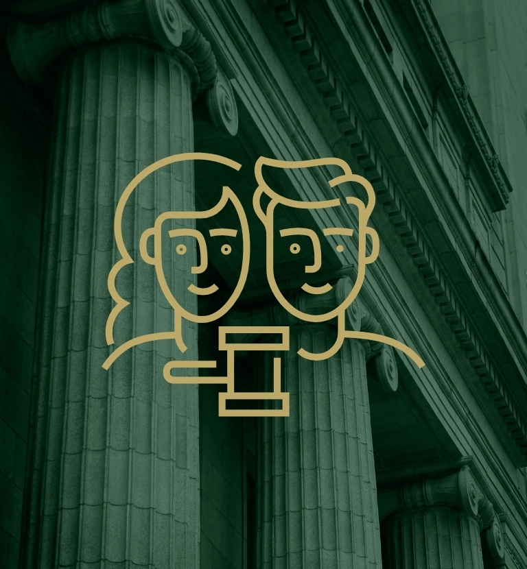 filary, głowy ludzi